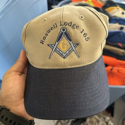Freemasons Logo Masonic Roswell Lodge 165 Darien Fraternal Hat Cap Lot Masons