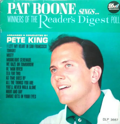 LP Pat Boone Pat Boone Sings... Winners Of The Readers Digest Poll MONO