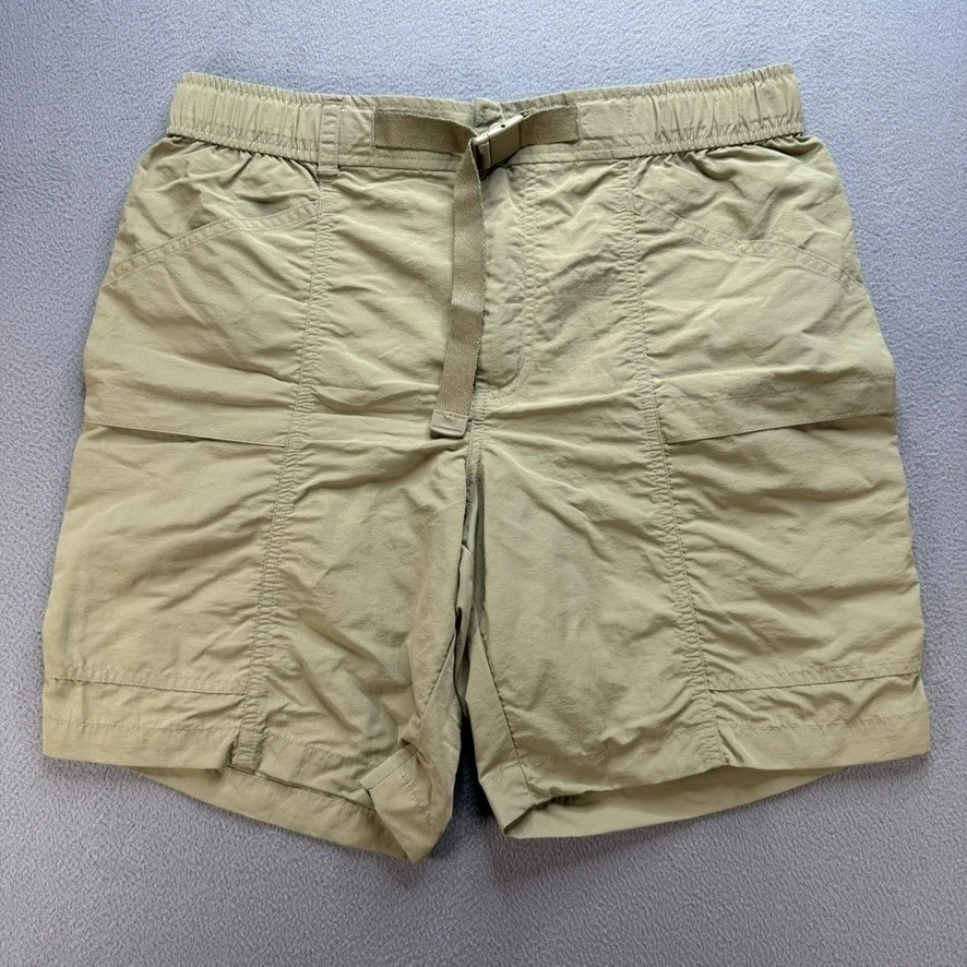 Eddie Bauer Shorts Mens Medium Khaki Horizon Guide Cargo Hiking Belted Nylon
Opens in a new window o