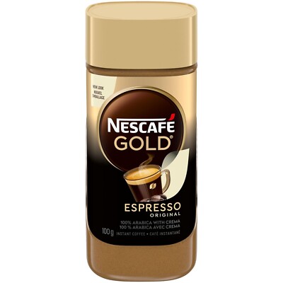 10 jars of Nescafe Gold Espresso Instant Coffee 100g