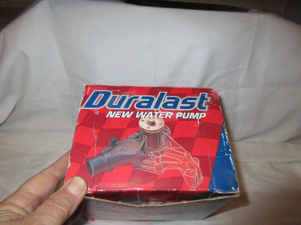 Водяной насос двигателя DURALAST от AutoZone AWP-775 подходит для 89-98 Nissan 240SX 2,4 л-L4 - Изображение 3 из 3