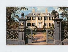 Postcard Longfellow Home Cambridge Massachusetts USA