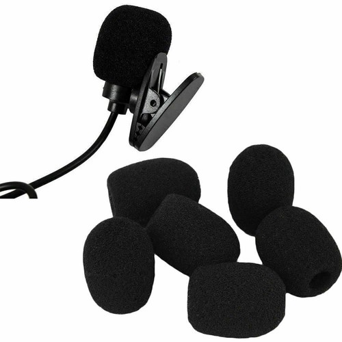 10Pcs Mini Microphone Windscreen Pop Filter Sponge Foam Cover for headset Mic - Picture 4 of 5