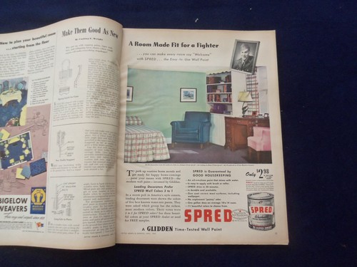1945 APRIL BETTER HOMES & GARDENS MAGAZINE - COCA-COLA AD BACK COVER - SP 6118G - Picture 3 of 8