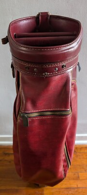 Hogan ゴルフバッグ・キャディバッグ Vintage A.M.F Ben Hogan Red Golf Bag | eBay