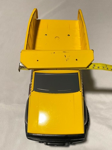 Tonka Construction Dump Truck Steel Plastic Yellow Black 2012 Hasbro Funrise Toy - Picture 12 of 12