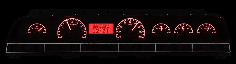 Sistema de medidor de tablero analógico Dakota Digital 1969-70 Impala Caprice VHX-69C-IMP-K-R Foto 2 de 4