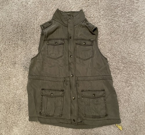 Max Jeans Vest Green Large | eBay