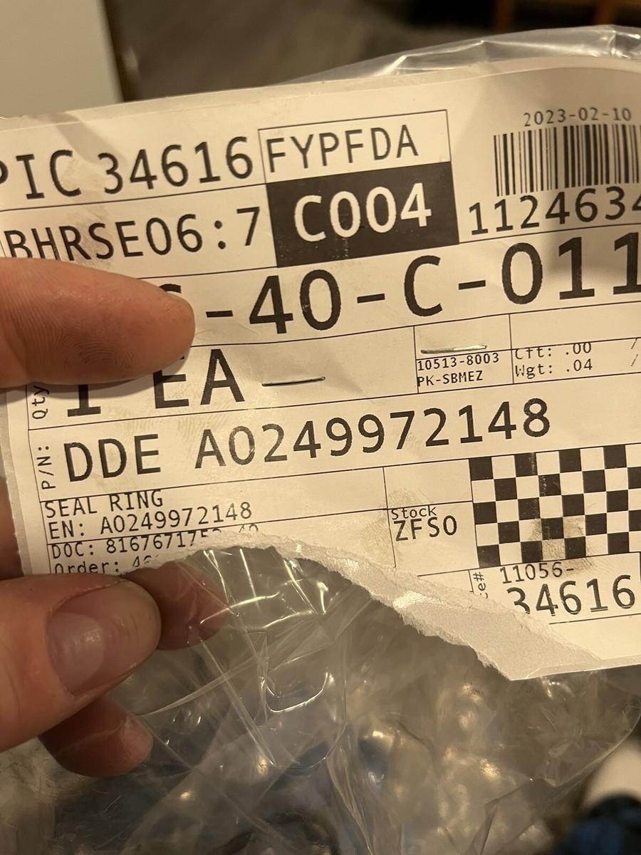Detroit Diesel A0249972148 O-Ring Seal for Mercedes