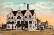 Knife And Fort Inn Atlantic City New Jersey Vintage Postcard