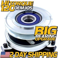 BIGBearing HiTorq 120ftlb (OEM 105) Billet Pulley PTO Clutch 5215-44 OEM Upgrade
