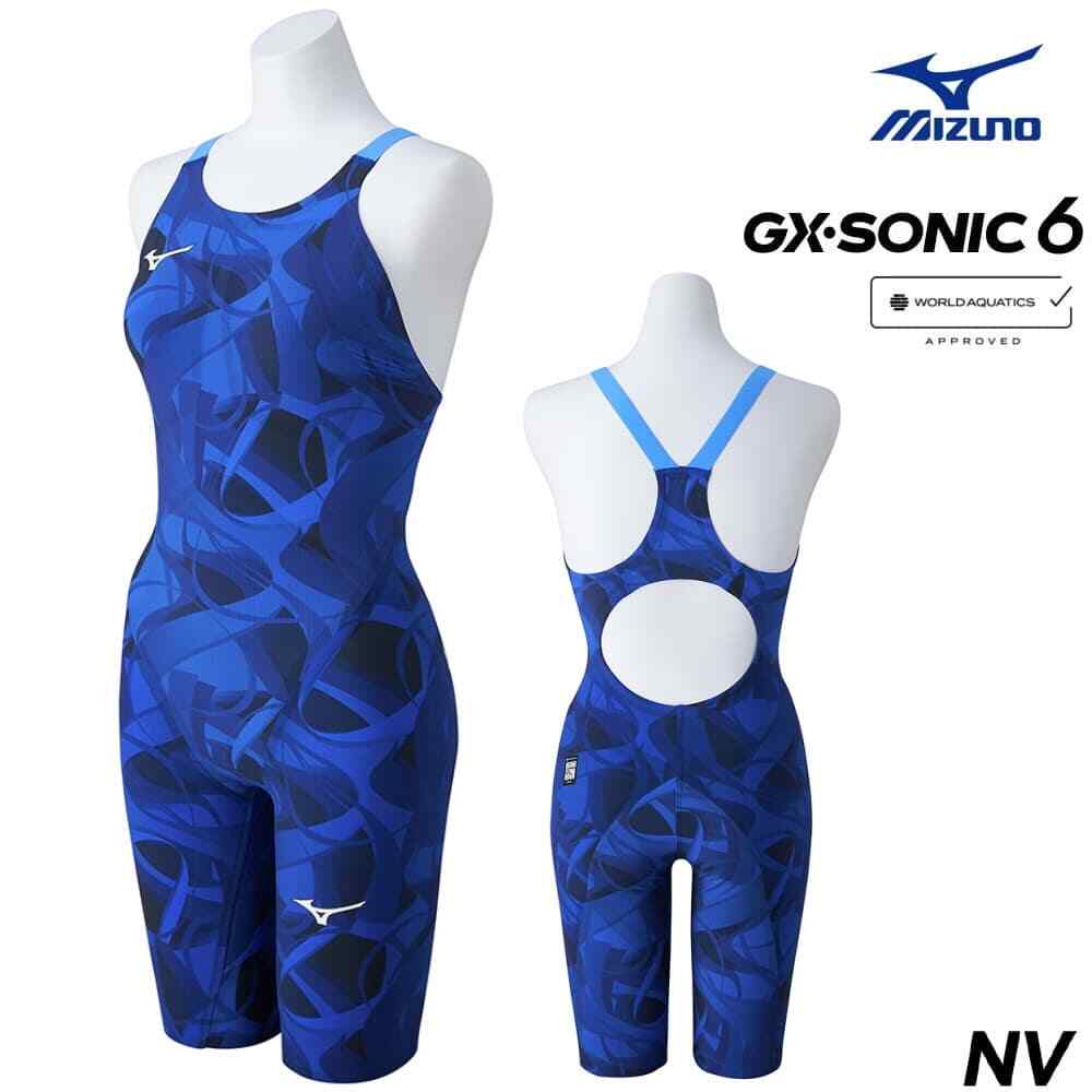 ミズノ GX SONIC6 NV XSサイズ MIZUNO Swimsuit Women GX SONIC 6 NV FINA N2MGB701 Blue WORLD