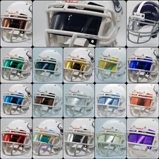 As LOW as $2.00/visor BULK Mini Football Visors (*Flat Style*) Mini Helmet Visor