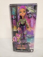 Monster High Scare-adise Island Clawdeen Wolf bambola con costume da bagno, accessori spiaggia