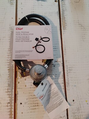 Master Chef Dual Propane Hose And Regulator
