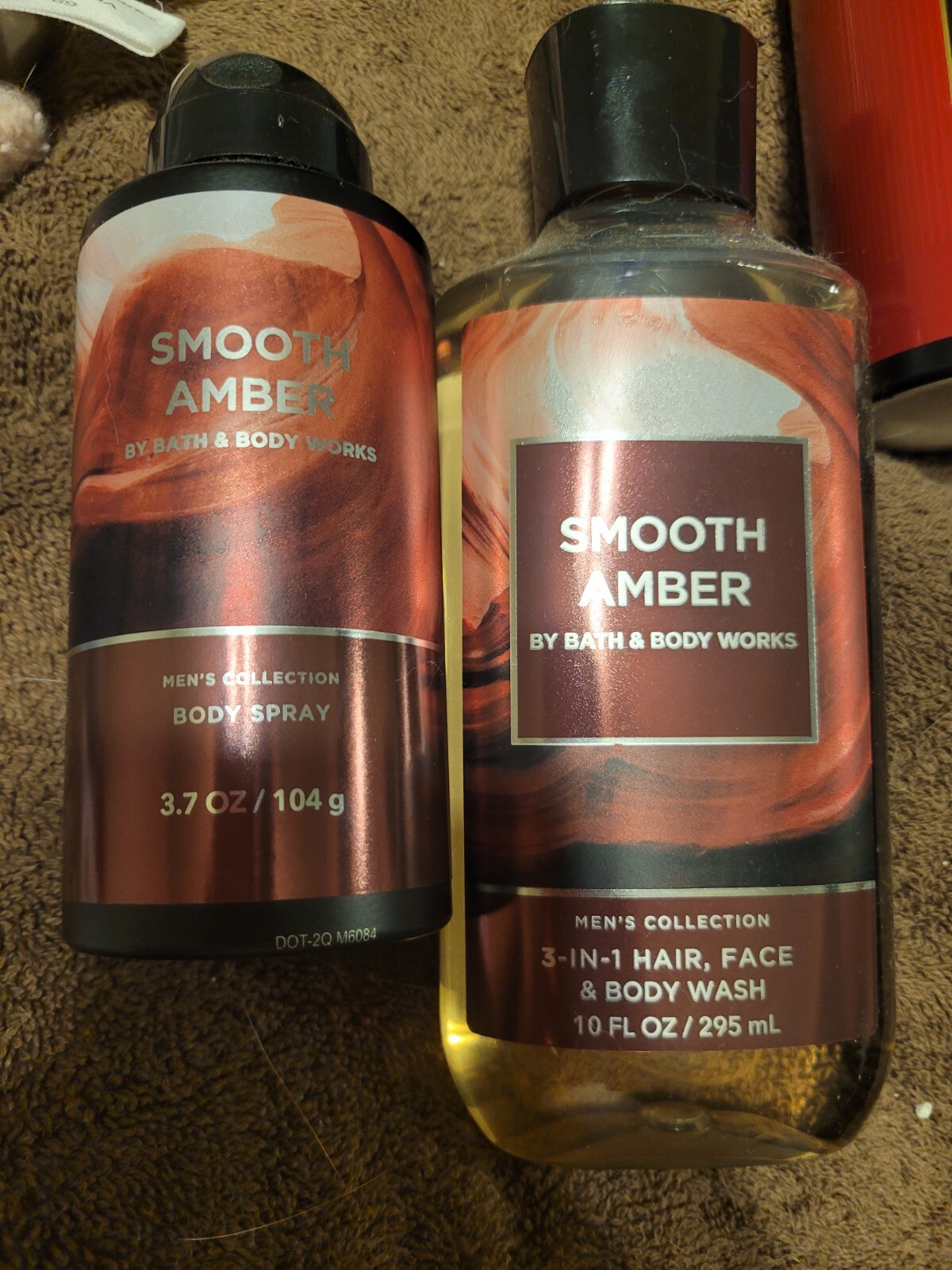 Smooth Amber bath body works body wash and body spray
