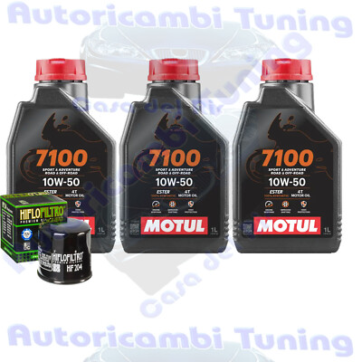 Inspektionskit Öl Motul 7100 10W50 für Yamaha YXC700 Viking Hunter EPS ��2019