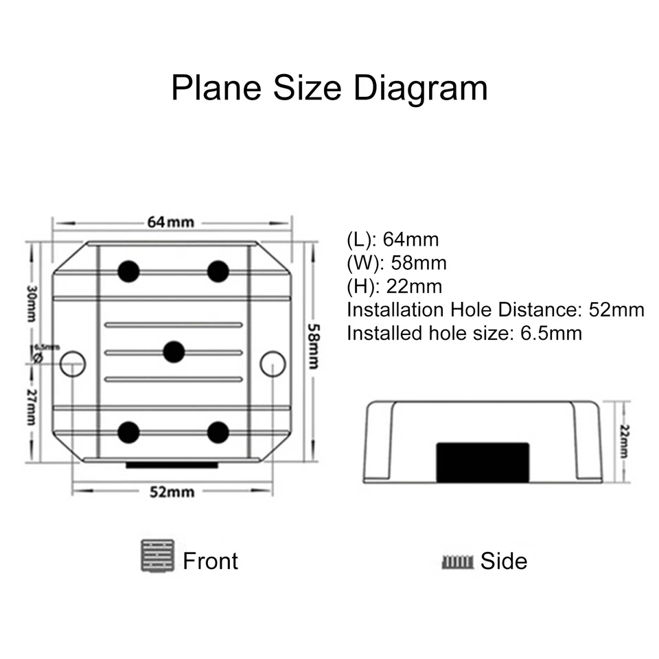 DC-DC 12V-36V 1A 36W Step Up Car Power Supply Converter Regulator Waterproof S1 - Image 2 of 4