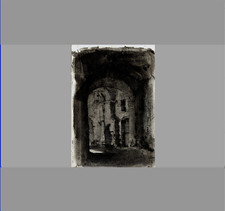 PIETRO ANNIGONI: SCORCIO FIRENZE CHINA SU CARTA 15X10-1928, ARCHIVIO E CORNICE