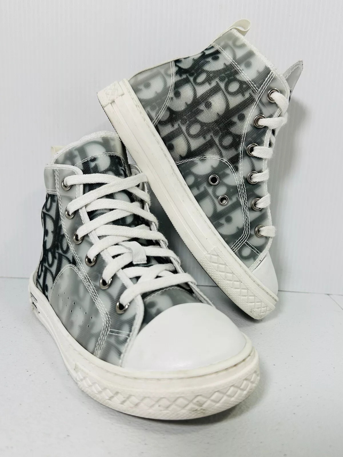 Baskets hautes Christian Dior B23 obliques taille 28