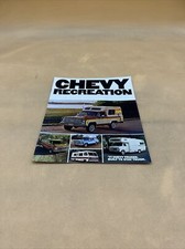1977 CHEVROLET RECREATION DEALER SHOWROOM SALES BROCHURE CATALOG GUIDE BOOK