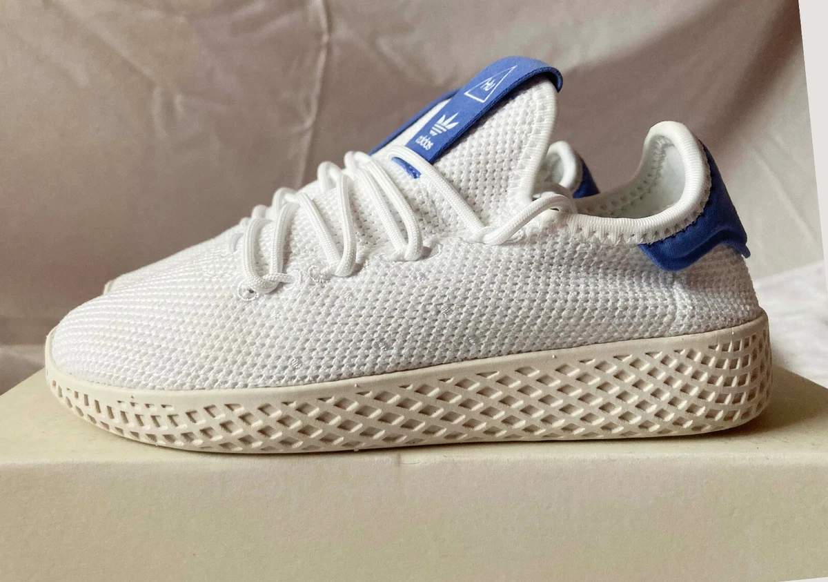 adidas enfants filles Pharrell Williams Tennis HU chaussures blanches taille