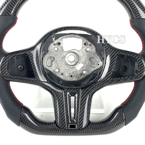 Volante de fibra de carbono para BMW G20 M340i M240i F40 G42 G21 G22 Sin calefacción - Imagen 6 de 8