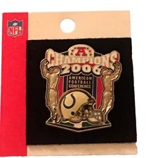 INDIANAPOLIS COLTS 2006 AFC CHAMPIONS PIN NFL Football Licensed Product NEW