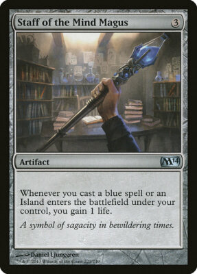 4 Staff of the Mind Magus 4x x4 - NM/LP - Core Sets (M10-14) - SPARROW MAGIC