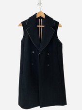 Armani Exchange Wool Blend Sleeveless Gilet Waistcoat Vest Size Small 8-10