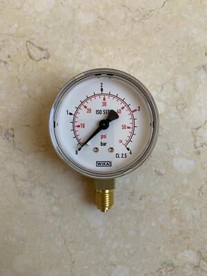 Manometer Q 63 Spur 0-4 für Propan Reduzierstück