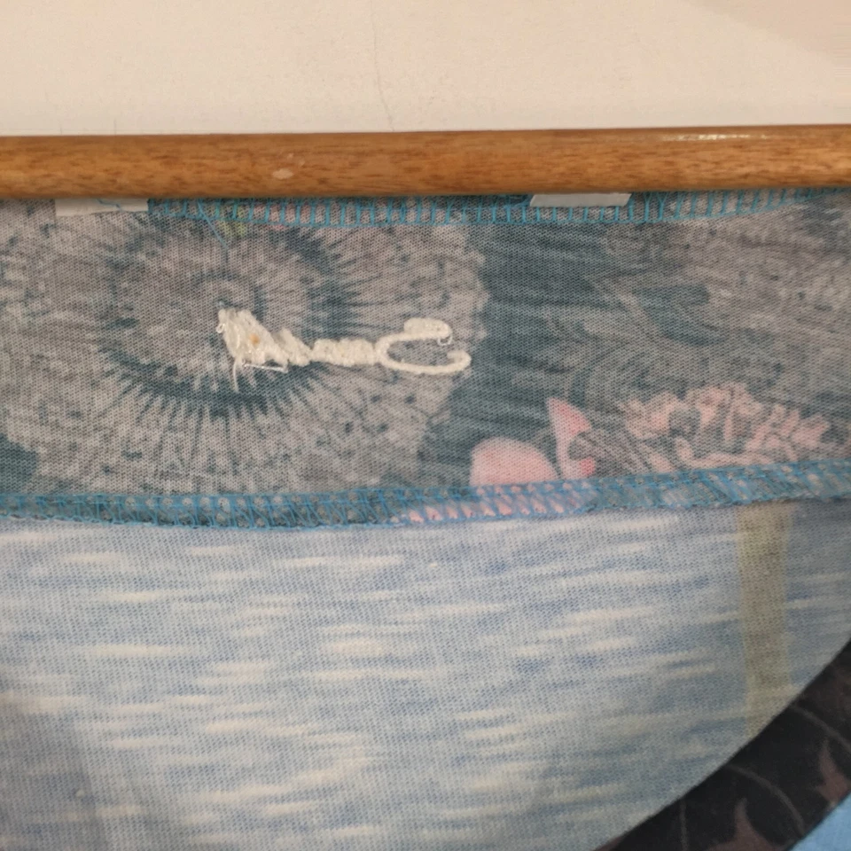 Camiseta feminina Smash tamanho S multicolorida floral manga curta algodão 060828 - Imagem 3 de 4