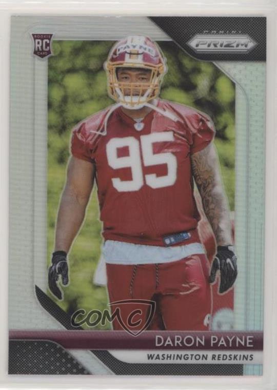 2018 Panini Prizm Rookie Silver Prizm Daron Payne #245 Rookie RC