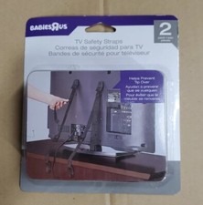 Babies 'R Us Heavy Duty TV Furniture Straps 2 pk- Baby Proofing Anti Tip New 