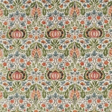 WILLIAM MORRIS CURTAIN FABRIC DESIGN  Little Chintz 0.45 METRE OLIVE/OCHRE
