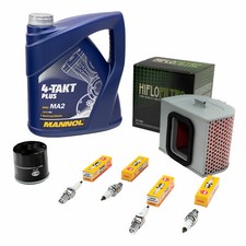 Öl 4L Wartungspaket für Honda CB 750 RC42 F2 92-03 Luftfilter+Ölfilter+Zündkerze