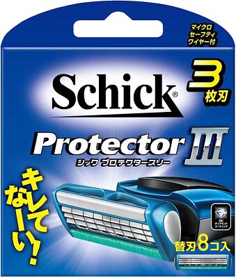 Chic SCHICK Protector Three Ersatzklinge mit drei Klingen (8 Stück)
