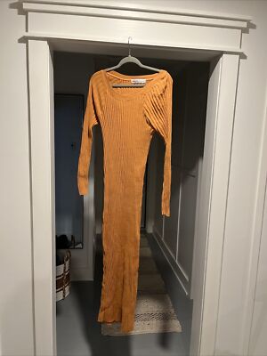 Free People Beach Walk About Maxi Dress Ribbed Knit Form Fitting Gold M NEW | eBay Free People Beach Walk About Maxi Dress Ribbed Knit Form Fitting Gold M NEW | eBay