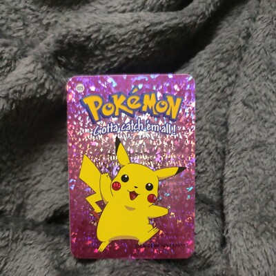 Pokemon Karte Pikachu 025 Pocket Monsters Vending Prism Sticker 2000 Nintendo 13