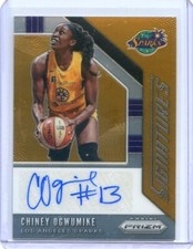 2020 Panini WNBA Prizm Debut CHINEY OGWUMIKE Signatures Auto Autograph SPARKS
