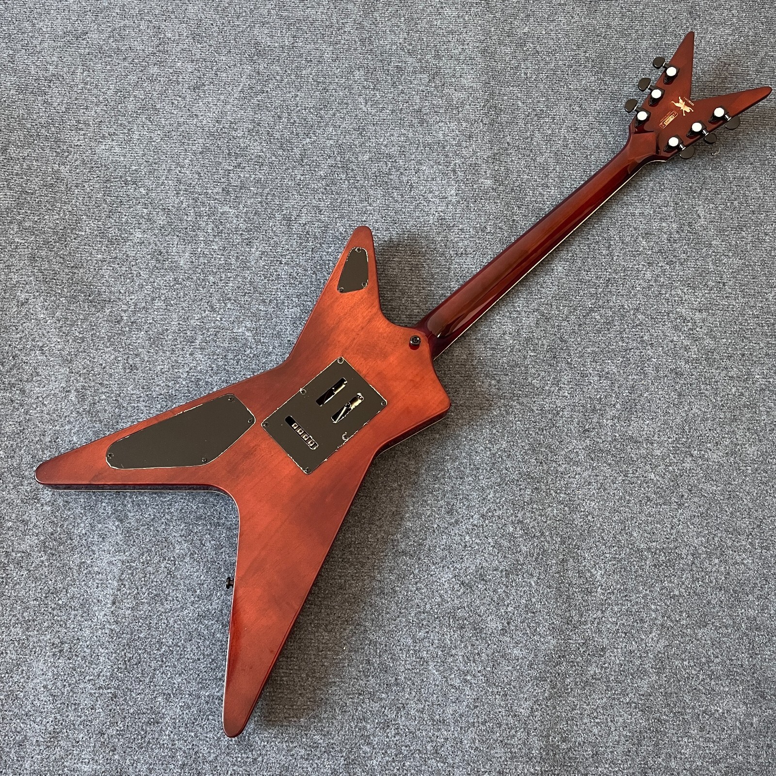 Custom Dean Electric Guitar Irregular Sunset Body Floyd Rose Bridge