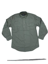 Woolrich Elite Series CCW Men’s Long Sleeve Sage Green Operator Shirt Sz S 44912