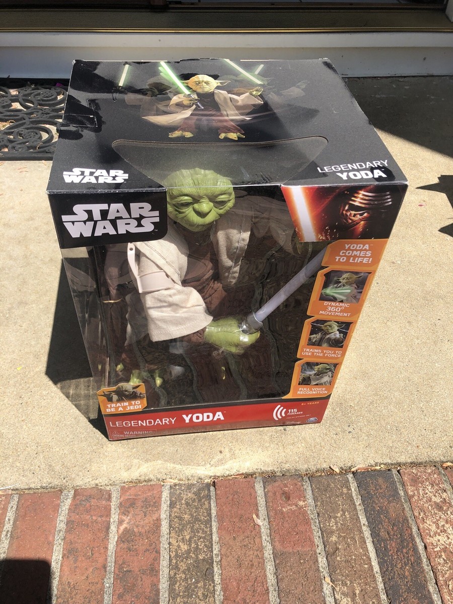 Star Wars Legendary Yoda Jedi Master Interactive Talking Figure
