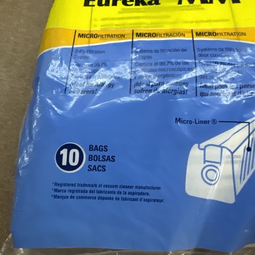21 MDVC Microlined Vacuum Bags Eureka MM 2 Packs 1 Xtra So 21 Total! - Picture 2 of 4