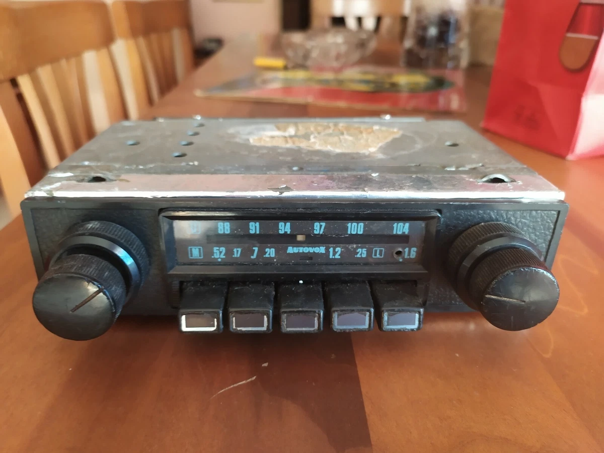 Autoradio Autovox Linea Azzurra vintage Rare FUNZIONANTE