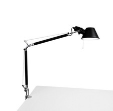 Artemide Tolomeo Mini Table Lamp with Table Clamp - Black