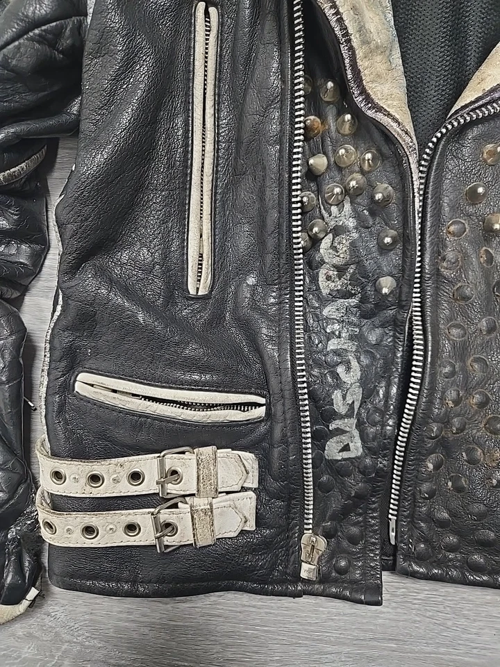 Chaqueta Misfits Hecha por Fan Made de finales de los 80 y principios de los 90 x Dead Kennedy (Pequeña) Foto 3 de 4