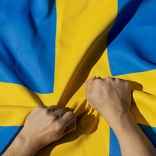 Anley Rip-Proof Double Sided 3-Ply Sweden Flag 3x5 Foot  Swedish National Flags