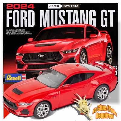 REVELL 14586 1/25 2024 FORD 2024 '60TH ANNIVERSARY' MUSTANG NO-GLUE MODEL KIT