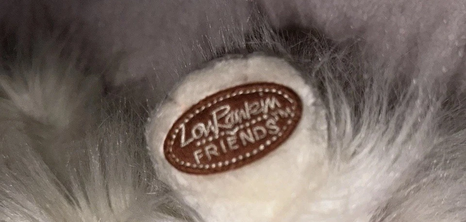 Lou Rankin Applause Dakin Plush Toy Floppy Long Hair White Cat 20” HTF Very Soft - Image 3 of 4